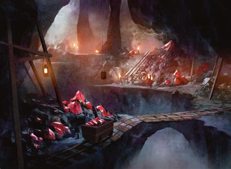 Mtgnexus Dwarven Mine Art By Alexander Forssberg