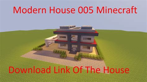 Minecraft Modern House Schematic Download