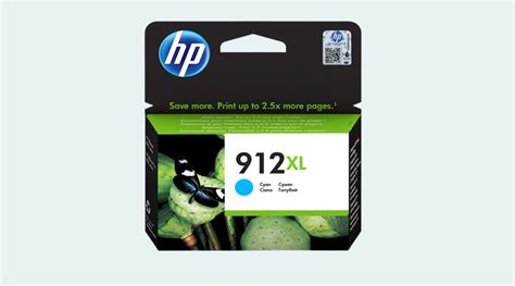 CARTOUCHE DENCRE HP 912XL CYAN GRANDE CAPACITÉ HP DORIGINE 3YL81AE