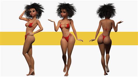 Naked African Black Female Cartoon Superhive Formerly Blender Market