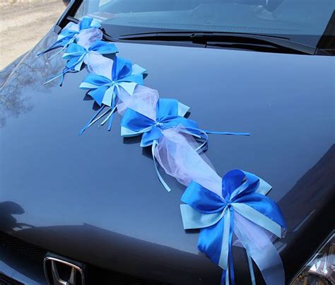 Лента на машину для выписки "Рождение малыша" (1 луч) (синий/голубой ...