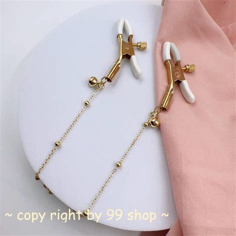 Chained Naked Nipple Clamps Non Piercing Nipple Clip Bdsm Play Clamps Nipple Torture Steel