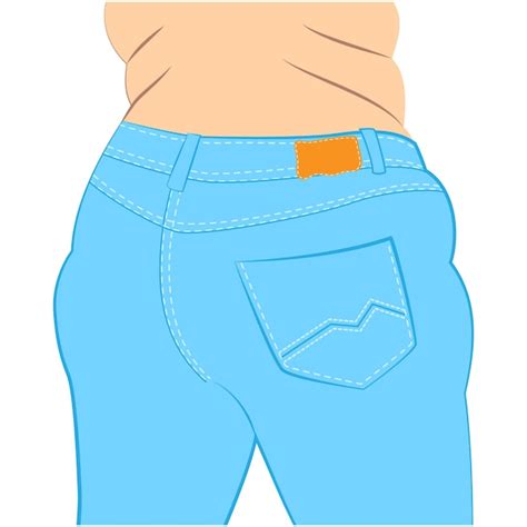 Desenho De Lá Bumbum - Vetores e ilustrações de Mulher bumbum grande jeans para download ...