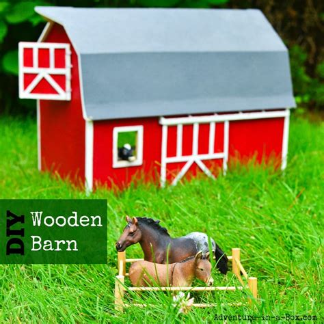 DIY Toy Wooden Barn