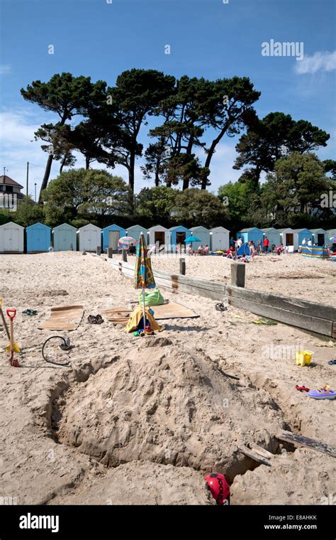 Avon Beach Mudeford Christchurch Dorset England Stock Photo Alamy