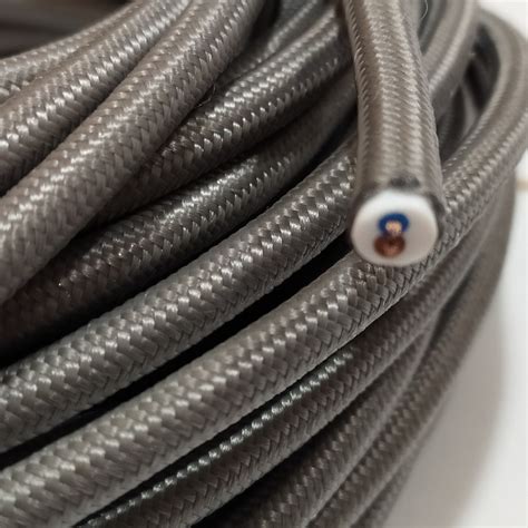 Серый провод в тканевой оплетке (2х0,5), цена 17 грн — Prom.ua (ID ...