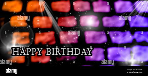 Happy Birthday Illustration Stock Photo Alamy