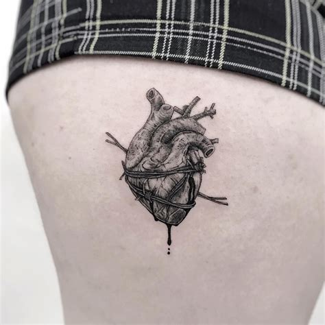 Bleeding Heart Tattoo | Bleeding heart tattoo, Anatomical heart tattoo ...