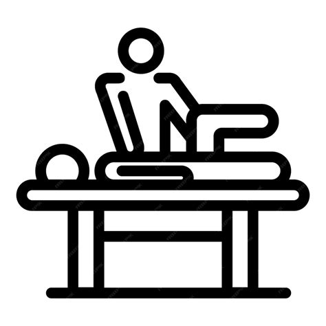 premium vector home nursing procedure icon outline home nursing