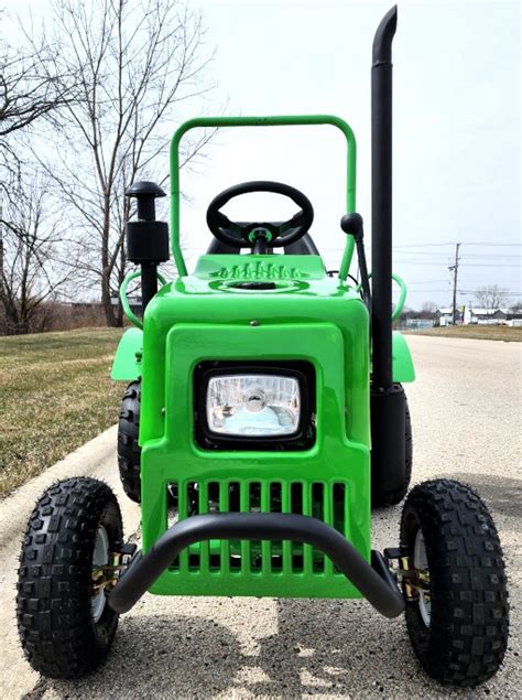 Mini Farm Tractor With Reverse 125cc One Man Golf Cart Jeep Fully Auto