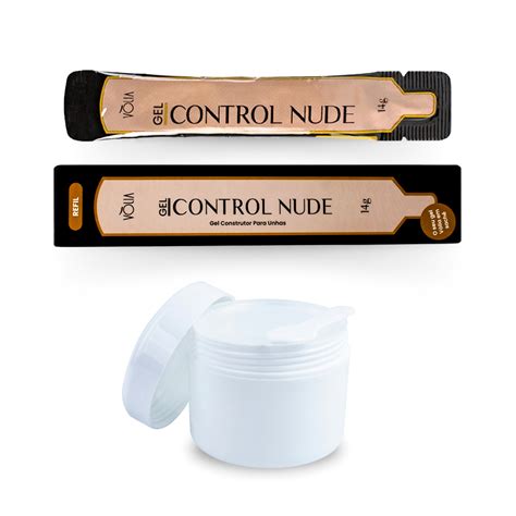 Sachê Refil Control Nude 14g Vòlia Pote Reutilizável 30g Arte Sedução Loja Oficial