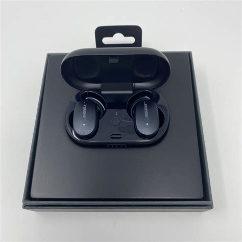 Bose Quietcomfort Earbuds Wireless Noise Cancelling In Ear Black 831262 0010 649661377870 Ebay