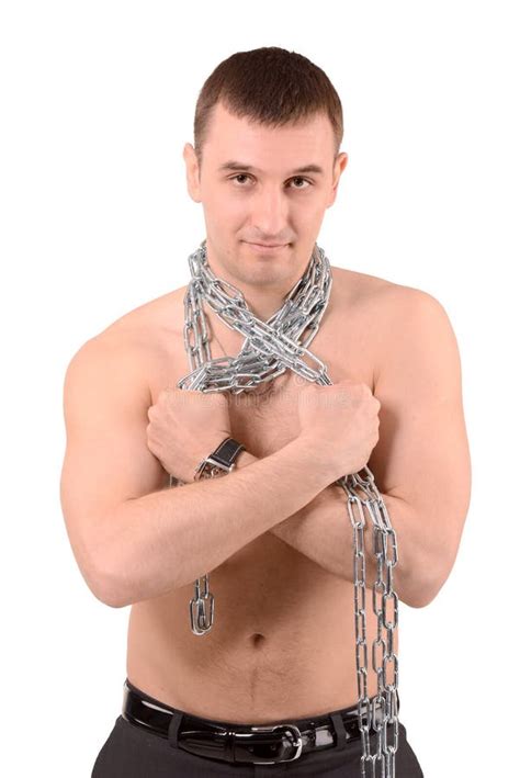 A Man With A Naked Torso Stock Photo Image Of Arms Shoulders