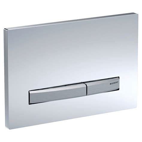 PLACCA WC GEBERIT SIGMA50 115.788.11.5 DOPPIO TASTO ABS BIANCO TASTI CROMO