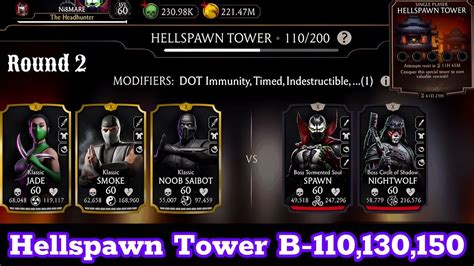 Hellspawn Tower Boss Battle Fight Reward Mk Mobile