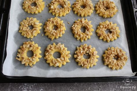 Печенье Песочные кольца с арахисом по ГОСТу | рецепт пошагово, фото, отзывы