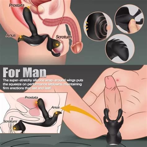 Men Anal Vibrator Butt Sex Plug Masturbation Vibrator Male Prostate Massager Eur Picclick Fr