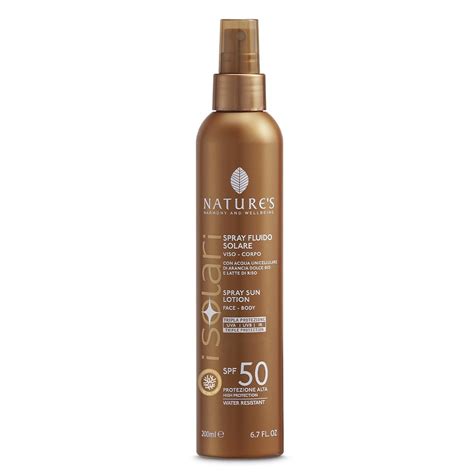 ISOLARI SPRAY FLUIDO SOLARE SPF 50 NATURE S Il Magico Giardino