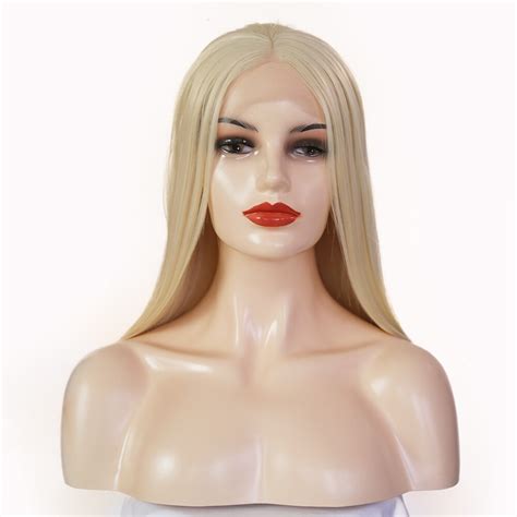 QUINLUX PERÜCKEN Platin Blonde Bob Perücke Für Sch Vicedeal