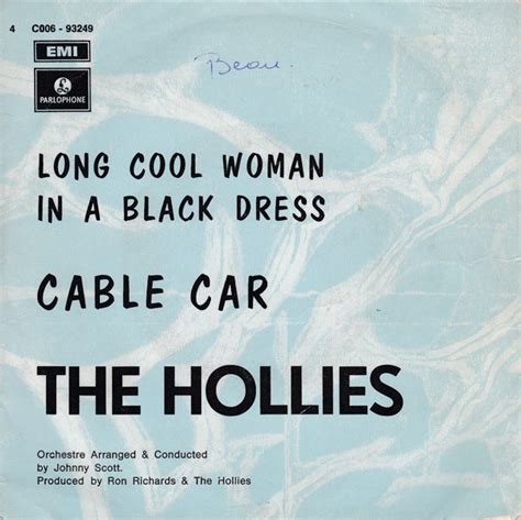 The Hollies Long Cool Woman In A Black Dress 1972 Vinyl Discogs