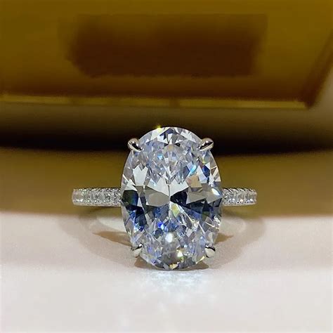 Buy Hailey Bieber Engagement Ring Styled Sparkling Treasure DRIN212
