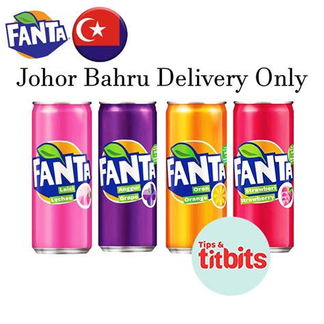 Fanta Can 12 X 320ml Orange Strawberry Grape Lychee 1 Carton