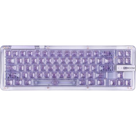 Mo Finance KiiBoom Phantom Hot Swappable Crystal Gasket Mounted Mechanical Keyboard