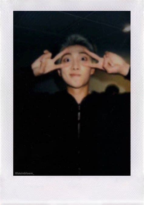 Rm Bts X Osen Polaroid Photo Imagens Bts Monstro Do Rap Celebridades