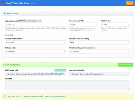 smart bulk data server reference implementation  open source smart