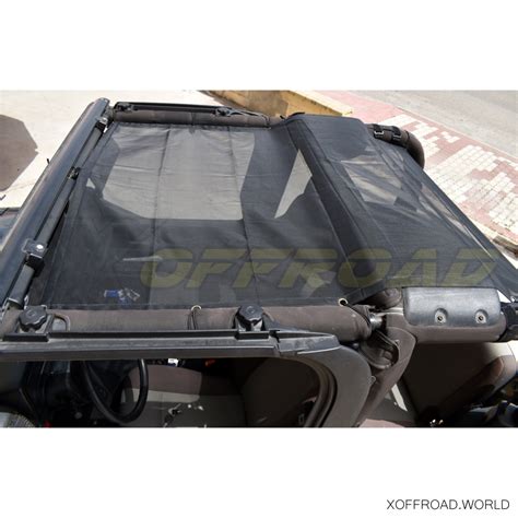 Beach Bikini Top Black Front Rear Jeep Wrangler TJ XOST021 X Offroad