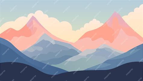 Premium Vector Mountains