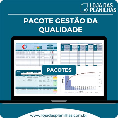Pacote de Planilhas para Gestão da Qualidade em Excel – Loja das