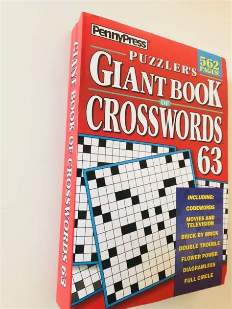 Volume Of The Puzzlers Giant Book Of Crosswords Penny Press By Penny