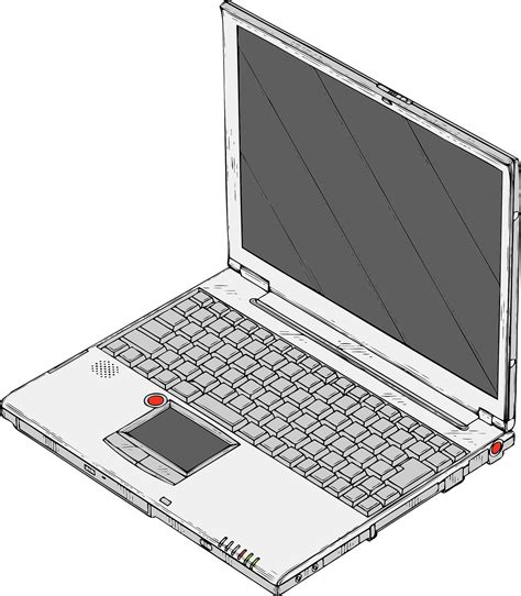 drawing a laptop