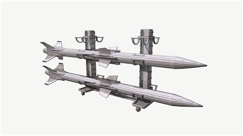 Military Missile Rack D Model Turbosquid