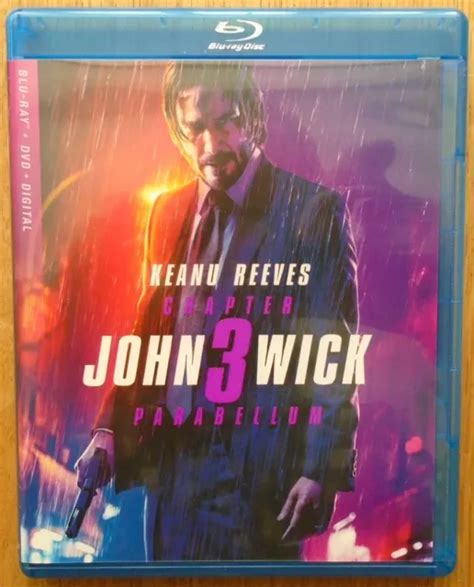 JOHN WICK CHAPTER 3 Parabellum Blu Ray Region A Us Import Keanu