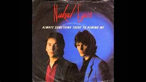 Always Something There Naked Eyes Lyrics Youtube