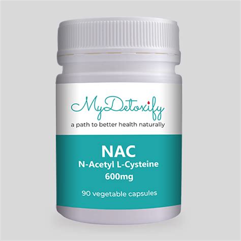 NAC vegetable capsules (90) – My Detoxify