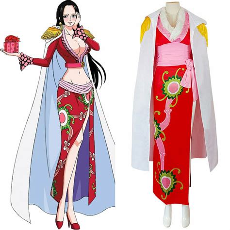 One Piece Boa Hancock Costume Anime Cosplay Cheongsam Outfit Halloween