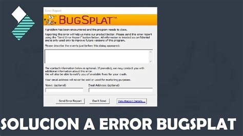 Soluciones A Error Bugsplat En Filmora Easy Fix Juegapepeyito