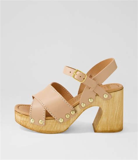 MOLLINI Fileya Nude Leather Sandals Gypsett