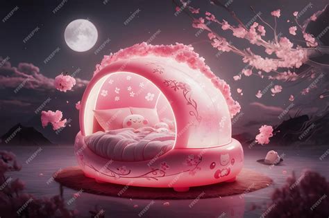 Premium Vector Cute Sleeping Pods 3d Rendering