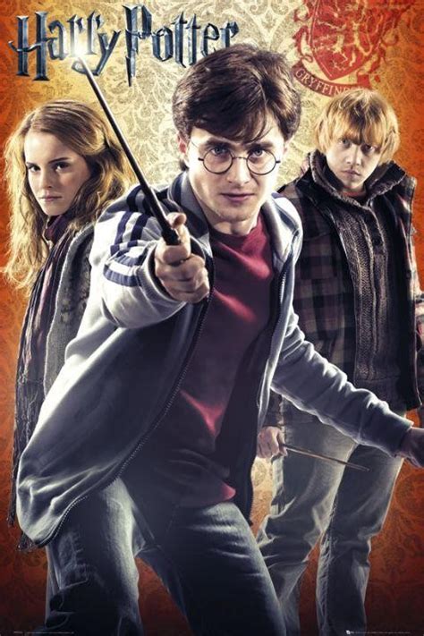 Filmplakat Harry Potter Trio Plakat Plakater Merch