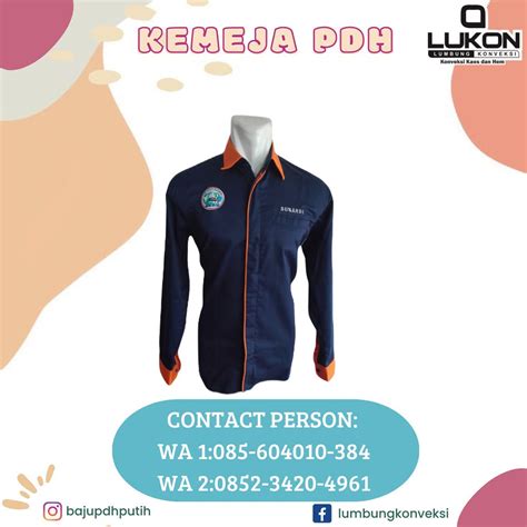 WA 085 604010 384 KONVEKSI Kemeja PDH Sukasari WA 085 60 Flickr