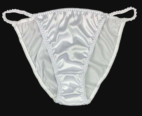 Satin String Bikini Panty Thong Piece Combo Pack Etsy