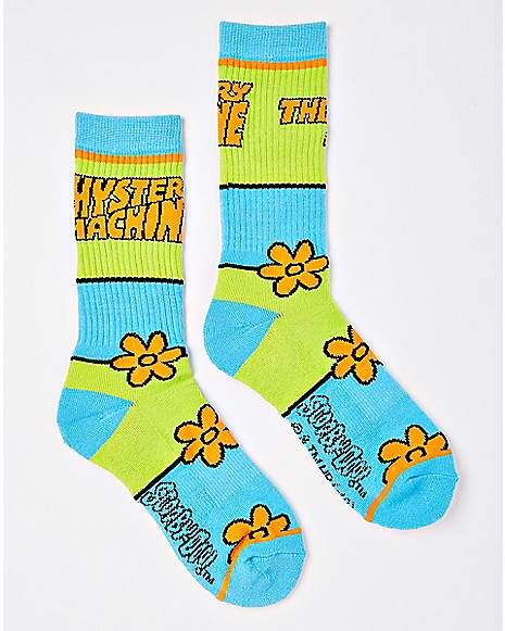 Scooby Doo Mystery Machine Crew Socks Spencers Socks Crew Socks