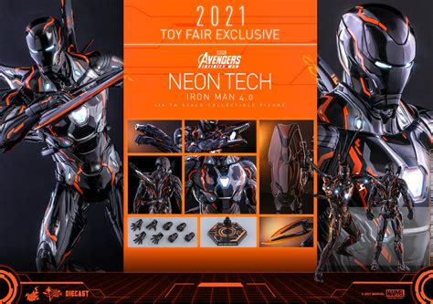 Hot Toys Toy Fair Exclusives Cyborg Spider Man Neon Iron Man Marvel Toy News