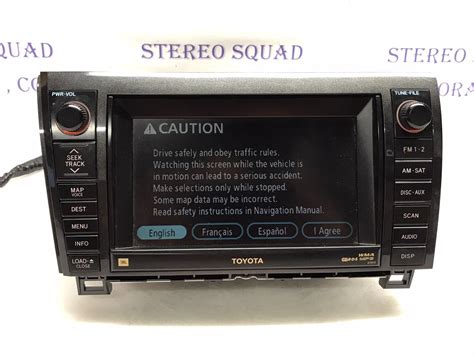 TOYOTA Sequoia Tundra JBL Navigation Radio MP3 CD Player E7013 TO904