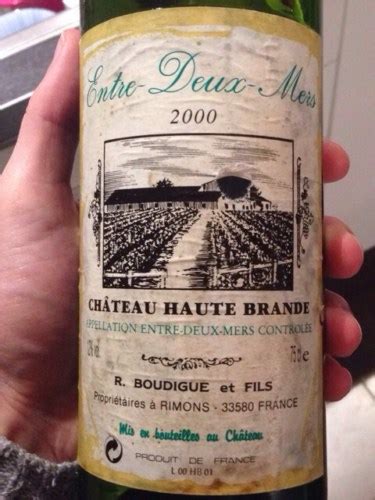 Ch Teau La Haute Brande Entre Deux Mers Vivino Us