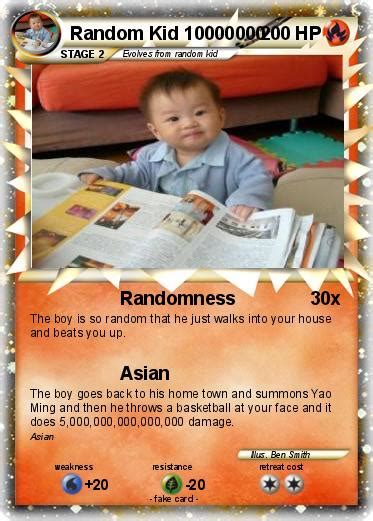 Pokémon Random Kid 4 4 - Randomness - My Pokemon Card